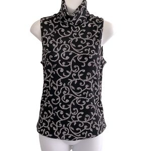 Susan Lawrence | Sleeveless Mock neck Top